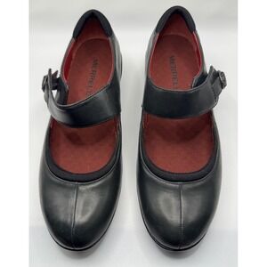 Merrell  Women's Size 7 Angelic Emme Leather Mary Jane Comfort Shoes Black